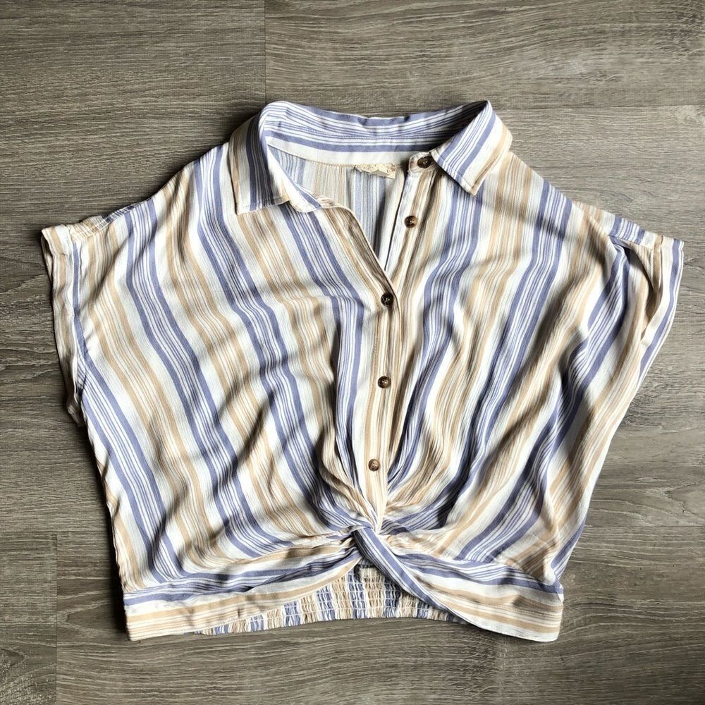 Stripes Button Up Shirt - Picture 8 of 9